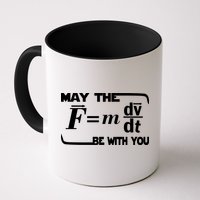 May The (F=mdv/dt) Be With You Physics Mug