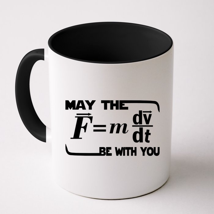 May The (F=mdv/dt) Be With You Physics Mug