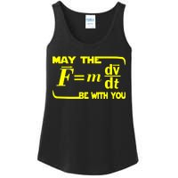 May The (F=mdv/dt) Be With You Physics Ladies Essential Tank