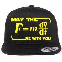 May The (F=mdv/dt) Be With You Physics Flatbill Hat