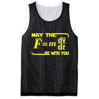 May The (F=mdv/dt) Be With You Physics Mesh Reversible Basketball Jersey Tank