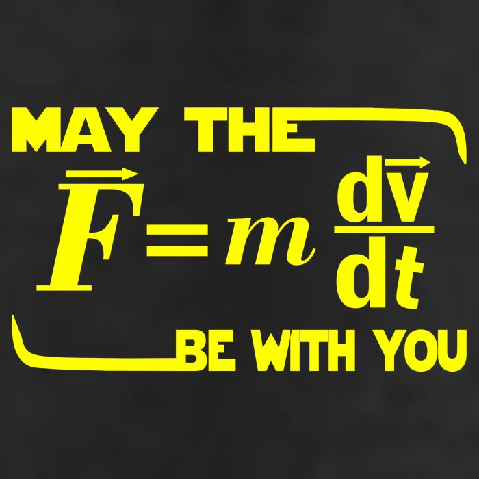 May The (F=mdv/dt) Be With You Physics Trucker Hat