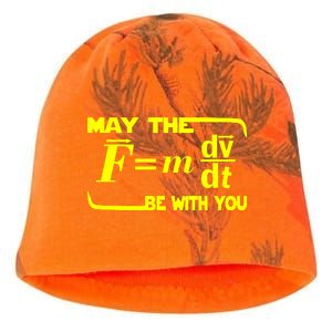 May The (F=mdv/dt) Be With You Physics Kati - Camo Knit Beanie