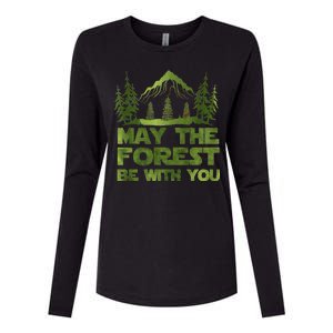 May The Forest Be With You Womens Cotton Relaxed Long Sleeve T-Shirt