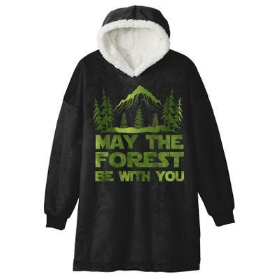 May The Forest Be With You Hooded Wearable Blanket