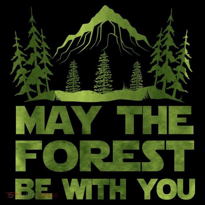 May The Forest Be With You 16 in Basic Backpack