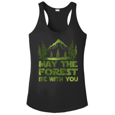 May The Forest Be With You Ladies PosiCharge Competitor Racerback Tank