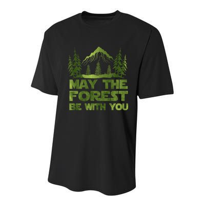 May The Forest Be With You Youth Performance Sprint T-Shirt