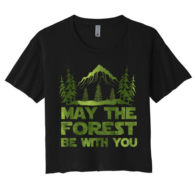 May The Forest Be With You Crop Top