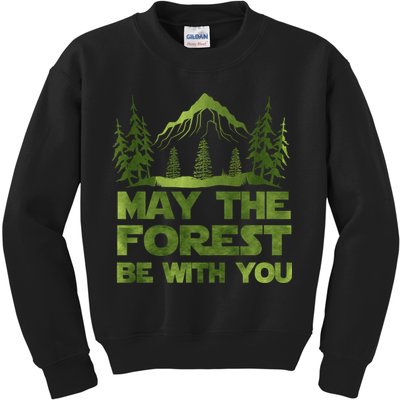 May The Forest Be With You Kids Sweatshirt