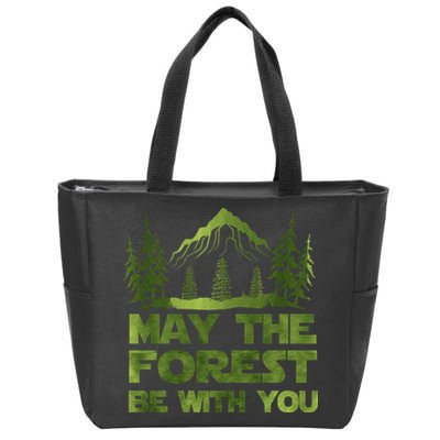 May The Forest Be With You Zip Tote Bag