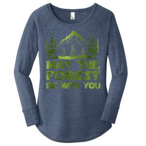 May The Forest Be With You Women's Perfect Tri Tunic Long Sleeve Shirt