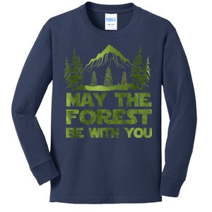 May The Forest Be With You Kids Long Sleeve Shirt