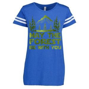 May The Forest Be With You Enza Ladies Jersey Football T-Shirt