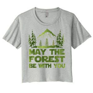 May The Forest Be With You Women's Crop Top Tee