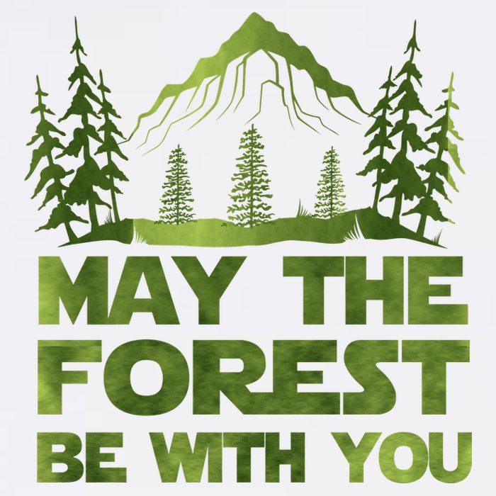 May The Forest Be With You Garment-Dyed Sweatshirt