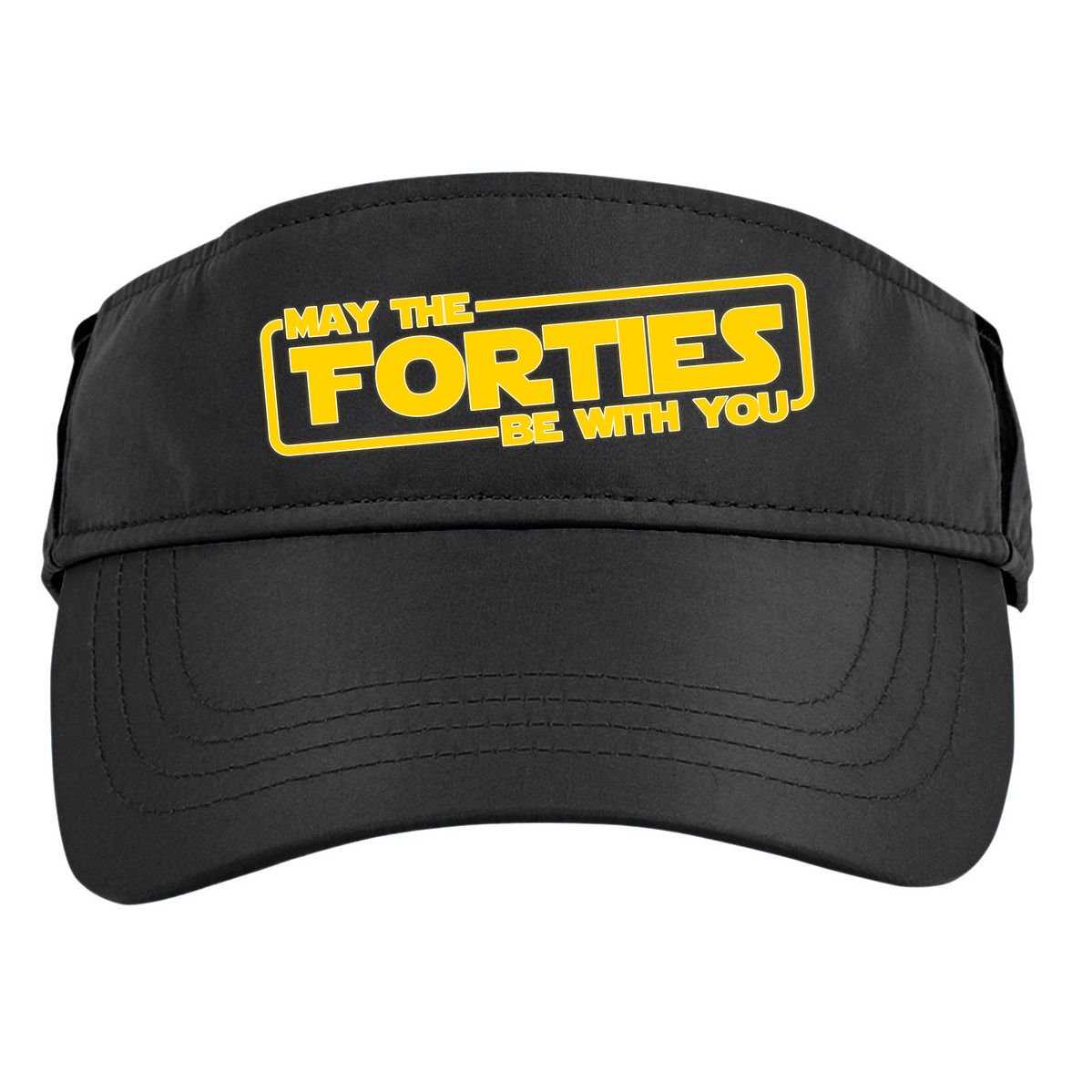May The Forties Be With You Adult Drive Performance Visor