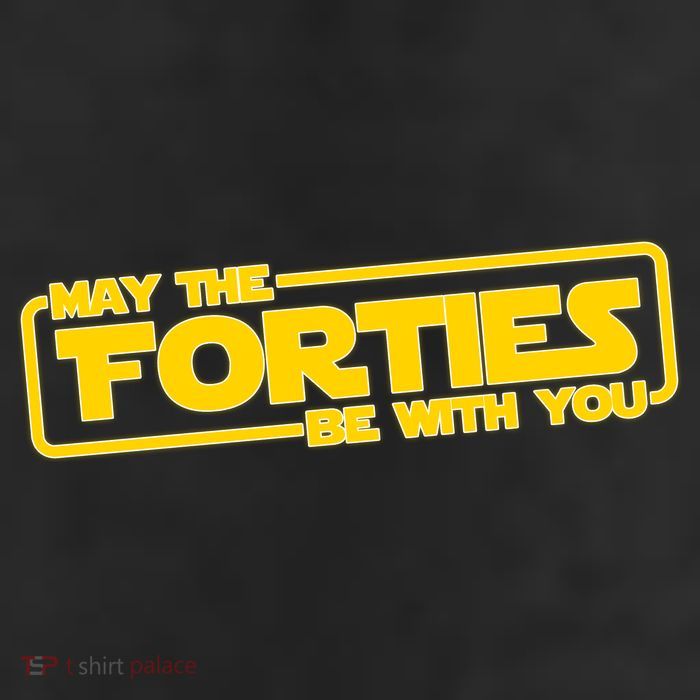 May The Forties Be With You 11oz C Handle Ceramic Mug