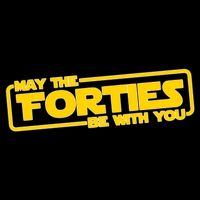 May The Forties Be With You Drawstring Bag