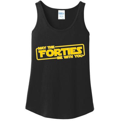 May The Forties Be With You Ladies Essential Tank