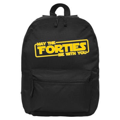 May The Forties Be With You 16 in Basic Backpack