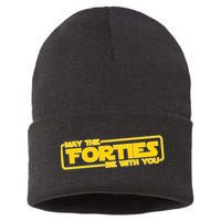 May The Forties Be With You Sustainable Knit Beanie