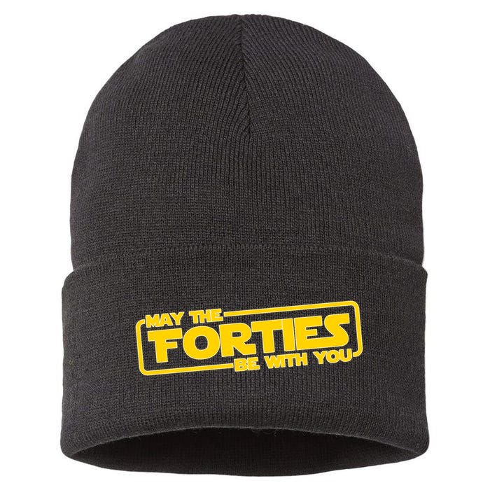 May The Forties Be With You Sustainable Knit Beanie