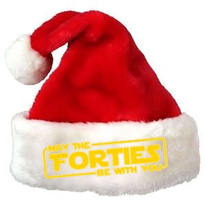 May The Forties Be With You Premium Christmas Santa Hat