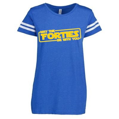 May The Forties Be With You Enza Ladies Jersey Football T-Shirt