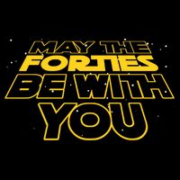 May The Forties Be With You Funny 40th Birthday Wool Snapback Cap