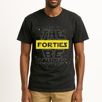 May The Forties Be With You Funny Birthday Tall T-Shirt