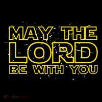 May The Lord Be With You Button