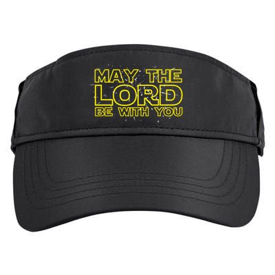 May The Lord Be With You Adult Drive Performance Visor