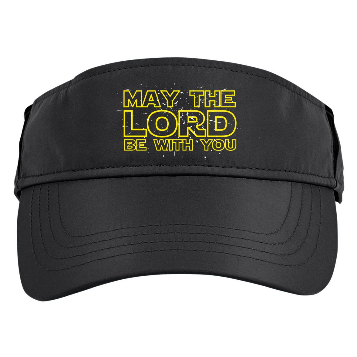 May The Lord Be With You Adult Drive Performance Visor