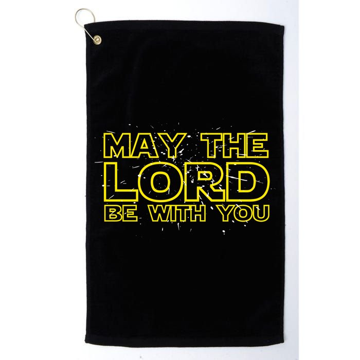 May The Lord Be With You Golf Towel