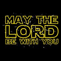 May The Lord Be With You Women's V-Neck T-Shirt