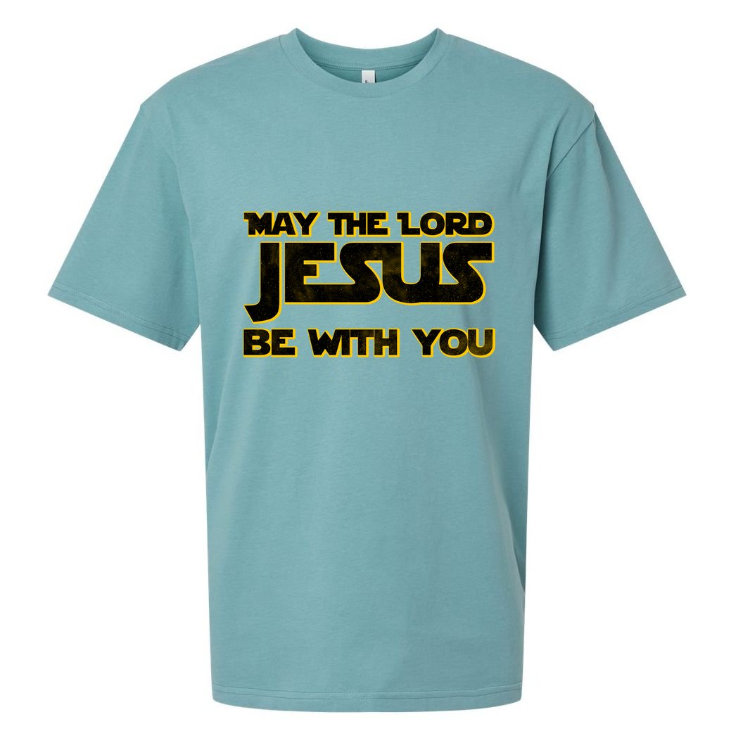May The Lord Jesus Be With You Sueded Cloud Jersey T-Shirt