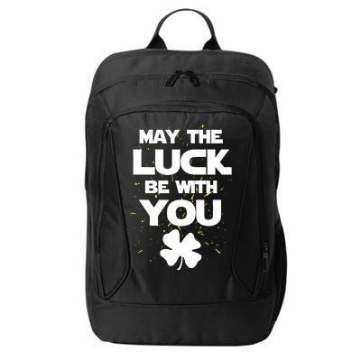 May The Luck Be With You Irish Parody City Backpack