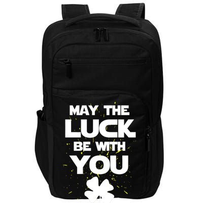 May The Luck Be With You Irish Parody Impact Tech Backpack