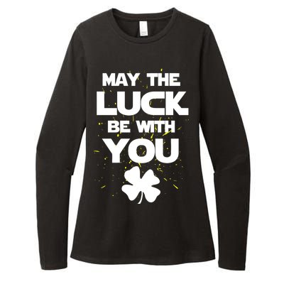 May The Luck Be With You Irish Parody Womens CVC Long Sleeve Shirt