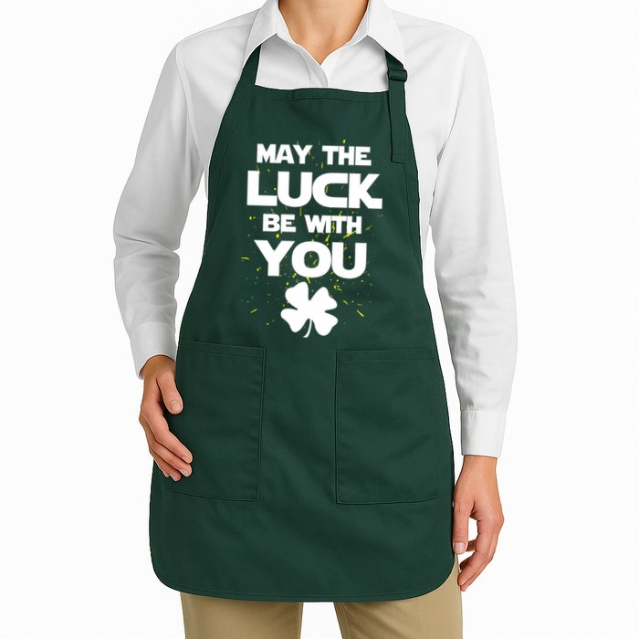 May The Luck Be With You Irish Parody Apron