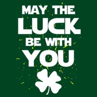 May The Luck Be With You Irish Parody Apron