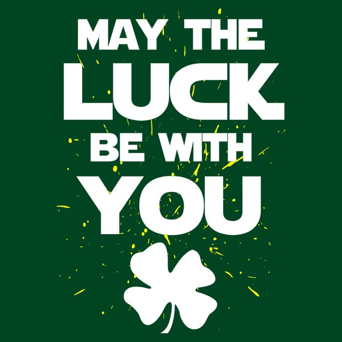 May The Luck Be With You Irish Parody Apron