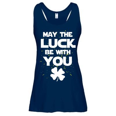 May The Luck Be With You Irish Parody Ladies Essential Flowy Tank