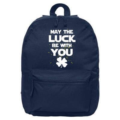 May The Luck Be With You Irish Parody 16 in Basic Backpack