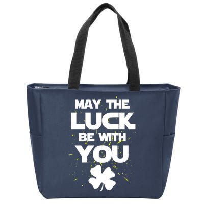 May The Luck Be With You Irish Parody Zip Tote Bag