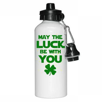 May The Luck Be With You Irish Parody Aluminum Water Bottle