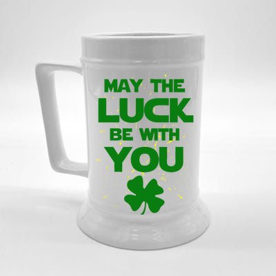 May The Luck Be With You Irish Parody Beer Stein