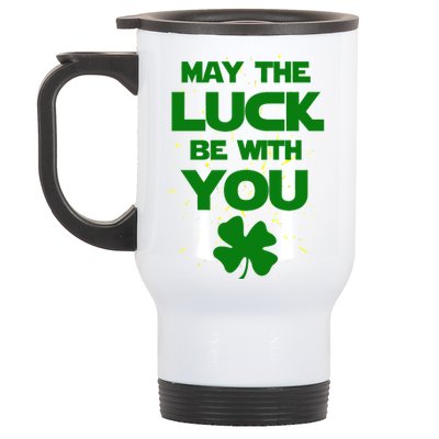 May The Luck Be With You Irish Parody Stainless Steel Travel Mug