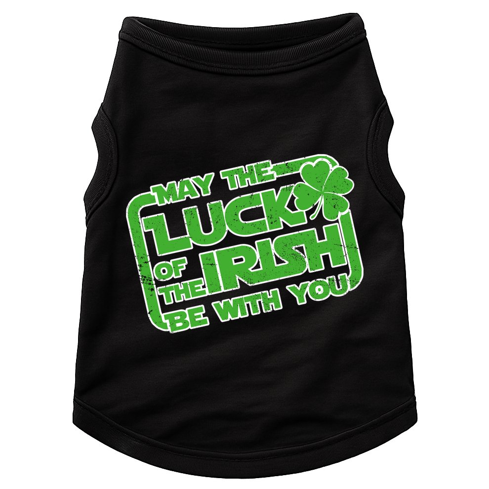 May The Luck Of The Irish Be With You Doggie Tank